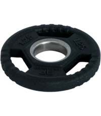 Obciążenia pokryte gumą z uchwytami Bauer Fitness Premium AC-1491, 1,25 kg