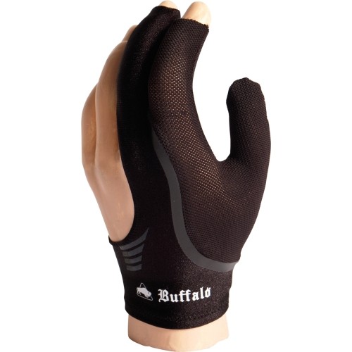 Buffalo Rękawice bilardowe dwustronne czarny/czarny XL