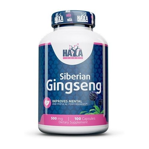 Haya Labs Siberian Gingseng (ženšenis) 100 kaps.