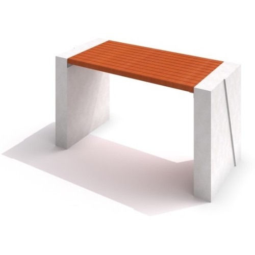 White Concrete Table Inter-Play Deco 01