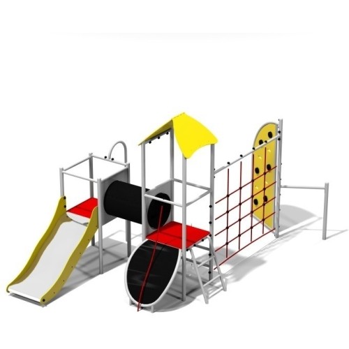 Multifunctional Playground Climbing Set Inter-Play Camellia