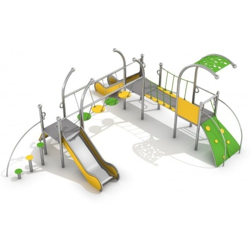 Playground Climbing Frame Inter-Play Dometo 3-1