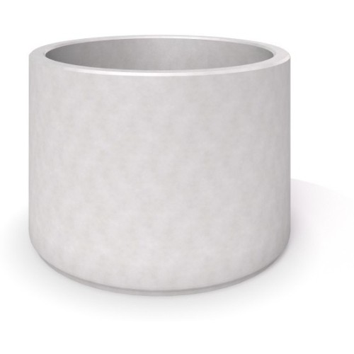 White Concrete Planter Inter-Play Deco 07