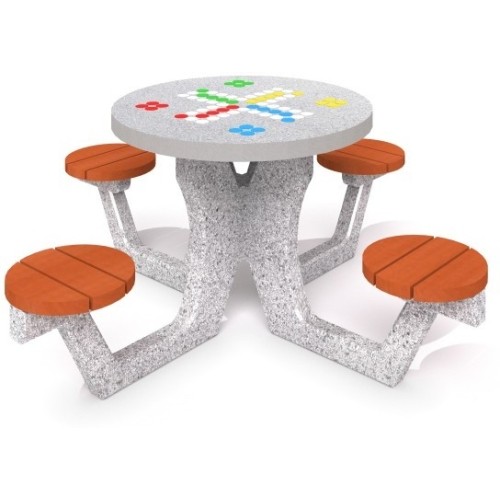 Concrete Table for Ludo Game Inter-Play 03