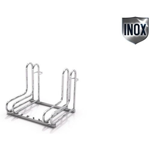 Stainless Steel Bicycle Rack Inter-Play 18