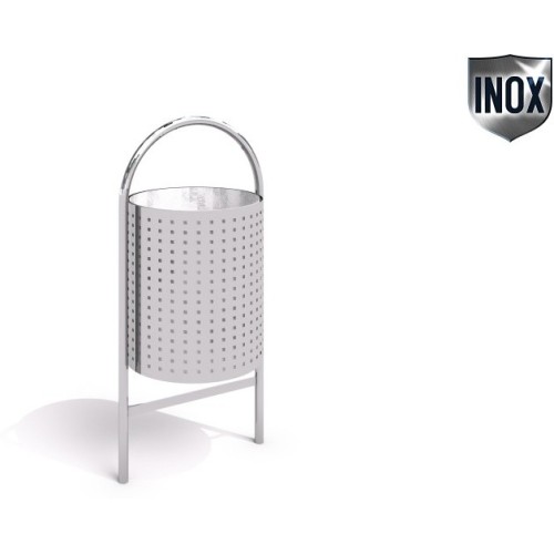 Stainless Steel Trash Bin Inter-Play 07