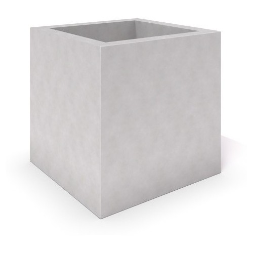 White Concrete Planter Inter-Play 05