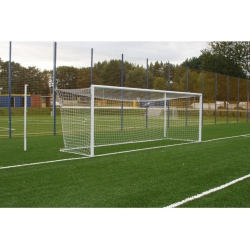 Aluminum Stationery Footlball Goal Polsport, 7,32x2,44m