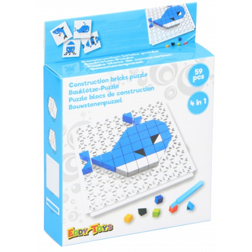 Construction Set Eddy Toys, 59 Pcs., ABS