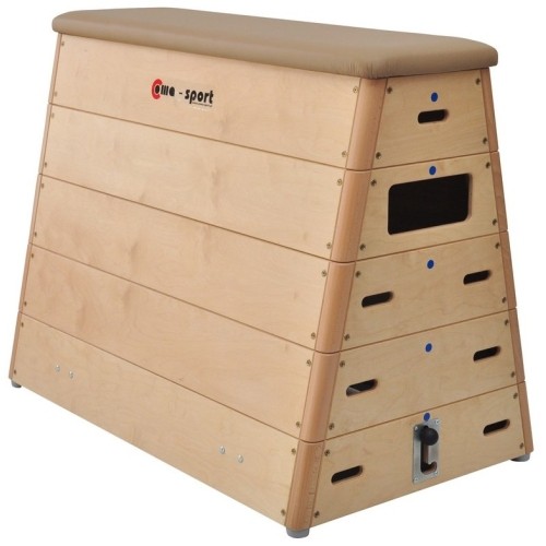 5-Section Vaulting Box Coma-Sport GS-015 – Transporter System, Natural Leather