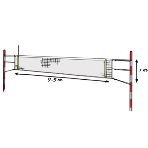 Volleyball Net Pokorny Site League Sport, 9.5 x 1.0m