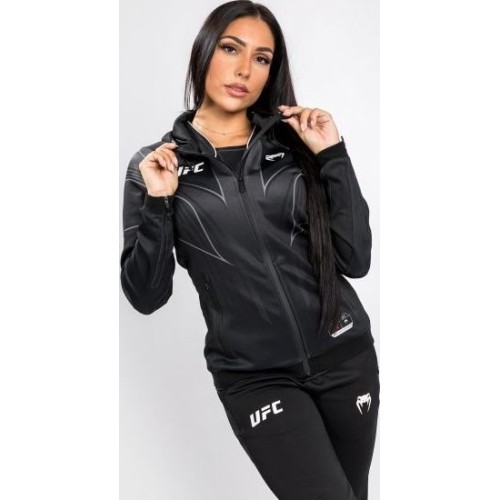 UFC Venum Authentic Fight Night 2.0 Women's Walkout Hoodie - Black