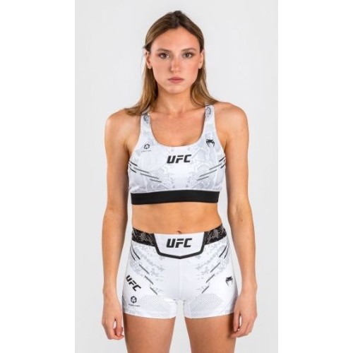 UFC Adrenaline by Venum Authentic Fight Night Women’s Sports Bra - White