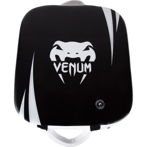 Square Kick Shield Venum Absolute, Skintex Leather - Black/Ice