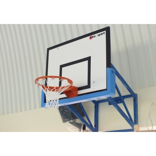 Stacjonarna konstrukcja naścienna do tablicy do koszykówki Coma-Sport K-030-2