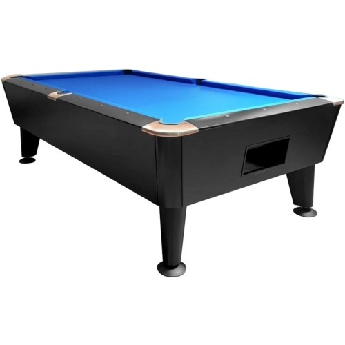 Billiard Table,Pool, Bronco, 8 ft., black, 8 ft. (Fuß), Clubtuch