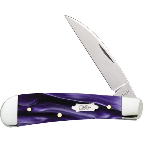 Folding Knife Case SS Wicked Purple Kirinite Sway Back