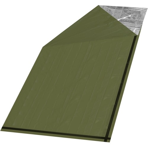 Isothermal Foil Cylinder 200x92cm Cattara SOS - Green