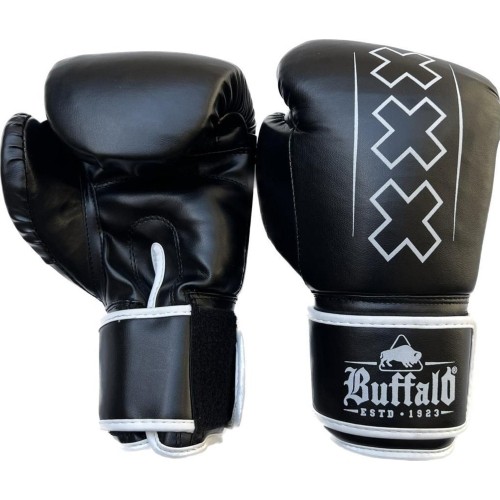 Rękawice bokserskie Buffalo Outrage czarno-białe 12oz
