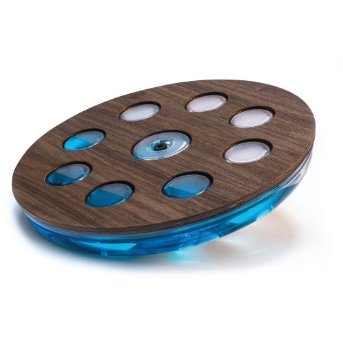 Balance Board with Water NOHrD Eau-Me Board Walnut