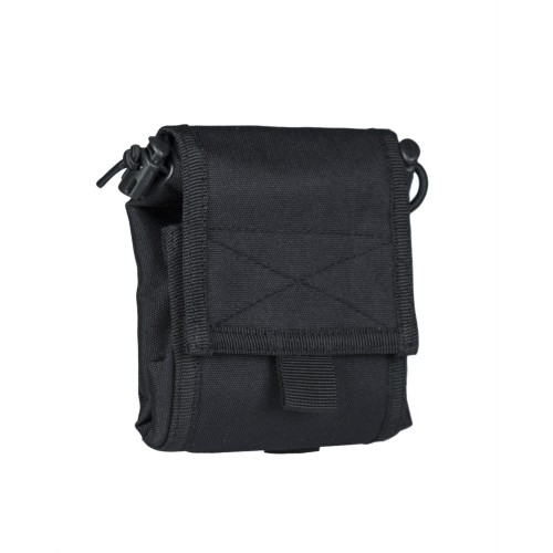 BLACK EMPTY SHELL POUCH COLLAPSIBLE