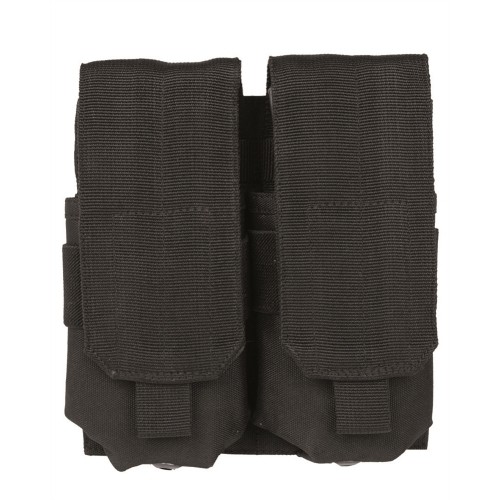 BLACK DOUBLE M4/M16 MAGAZINE POUCH