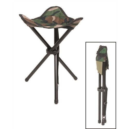 WOODLAND 3-LEG FOLDING STOOL