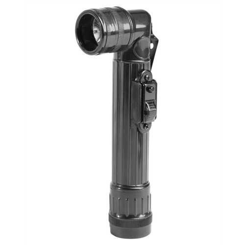 US BLACK LED LARGE ANGLEHEAD FLASHLIGHT