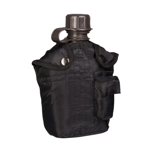 BLACK US STYLE 1LTR.PLAST. CANT. W.COVER