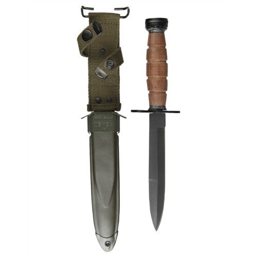 US M4 LEATHER BAYONET (REPRO)