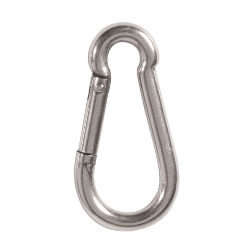 80 MM STAINLESS STEEL CARABINER