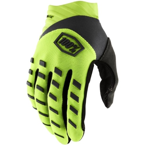 Motocross Gloves 100% Airmatic Yellow/Black