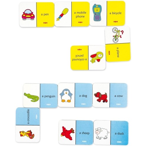 Domino Animals. English language