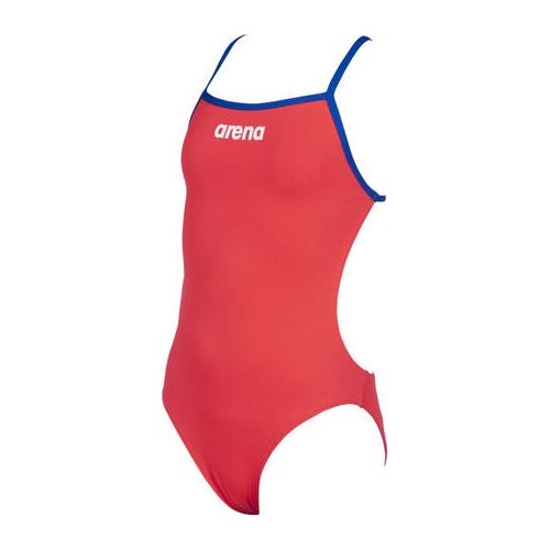 One-Piece Swimsuit For Girls Arena G Solid Jr LighTech, Red