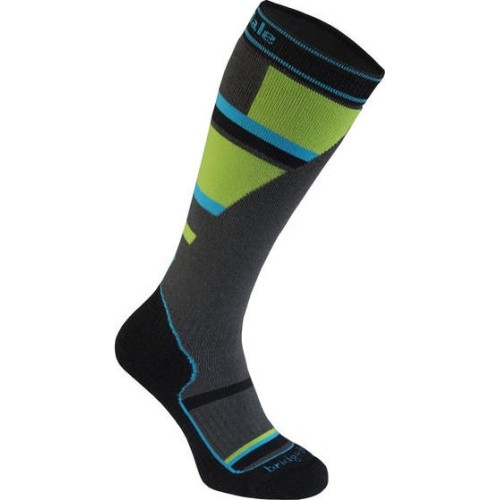 Socks Bridgedale Ski Mountain Jr, Grey/Green