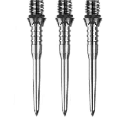 Dart Points Mission Titan Pro Ti Conversion Grooved Silver 30 mm – 3-Pack