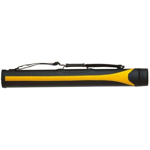 Twardy futerał na kije bilardowe Style SY-1, żółto-czarny, 2/2, 85 cm