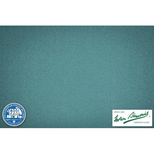 Billiard Cloth Simonis 760, 195 cm, powder blue