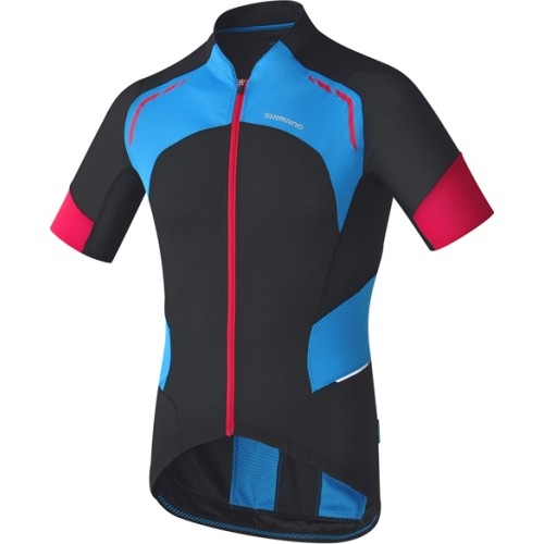 Cycling Jersey Shimano Hot Condition, Size M, Black/Blue