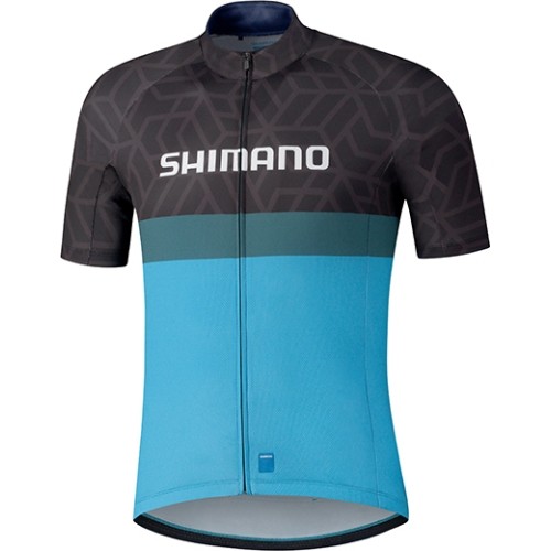 Cycling Jersey Shimano, Size M, Black/Blue