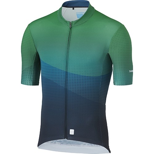 Cycling Jersey Shimano Breakaway, Size XL, Green