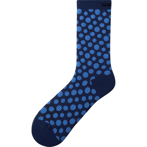 Tall Socks Shimano, L-XL(45-48), Black/Blue