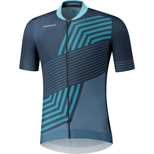 Men's Cycling Jersey Shimano Kita, Size M, Blue