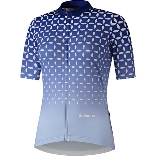 Women's Cycling Jersey Shimano Sumire, Size L, Aqua Blue