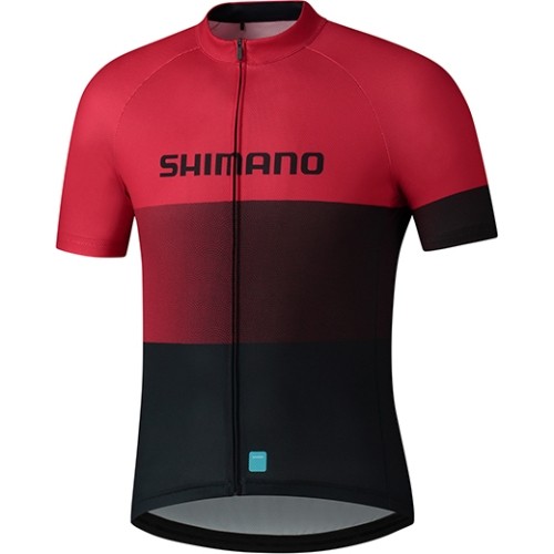 Men's Cycling Jersey Shimano Team, Size L, Red