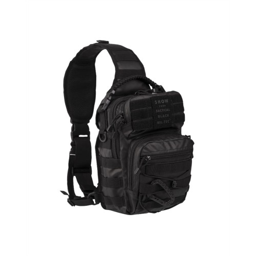 TACTICAL BLACK ONE STRAP ASSAULT PACK SMALL