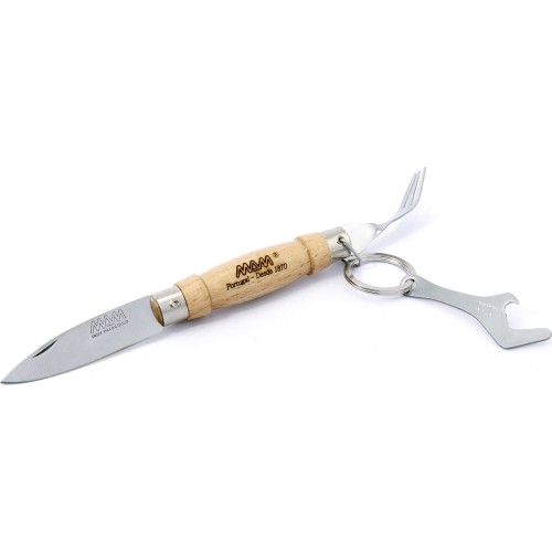 Folding Knife With Fork and Opener MAM Traditional 2023, 6.1cm