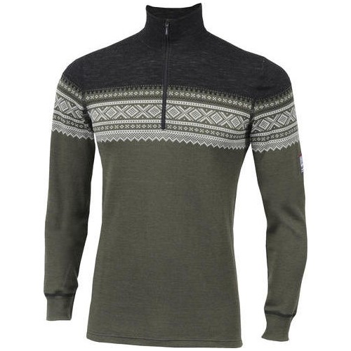 Sweter Aclima Marius Mock Neck zip Nord