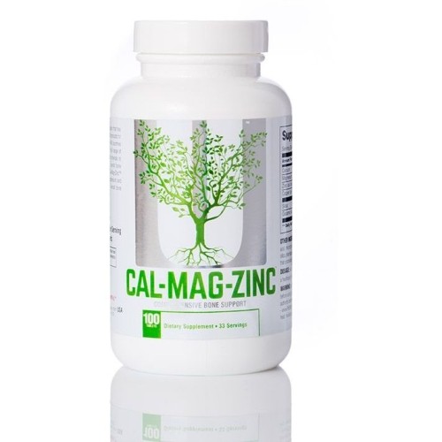 Universal Nutrition Calcium Zinc Magnesium 100 tab.