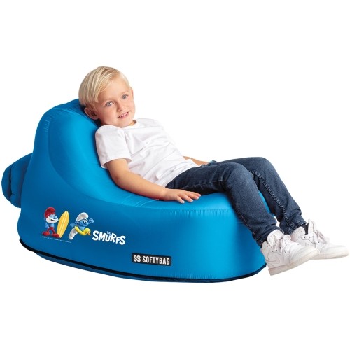 Softybag Kids Smurf chair blue